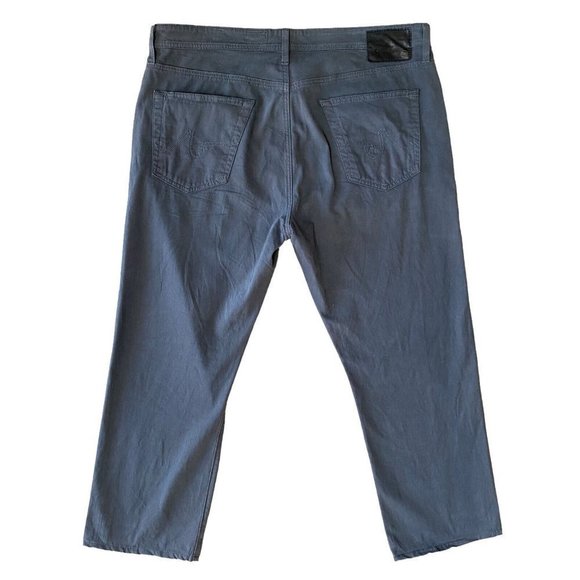 AG Adriano Goldschmied The Graduate Pants Tailored Leg Chino Mens 38x27 Gray - Picture 4 of 8